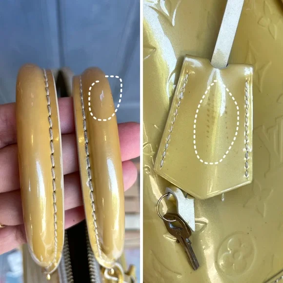 Authentic LOUIS VUITTON ALMA Venis pm handbag - Picture 13 of 17